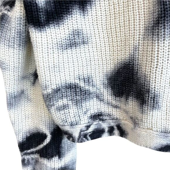 John +Jenn 100% Cotton Knit Crop Tie Dye Sweater - Picture 5 of 8